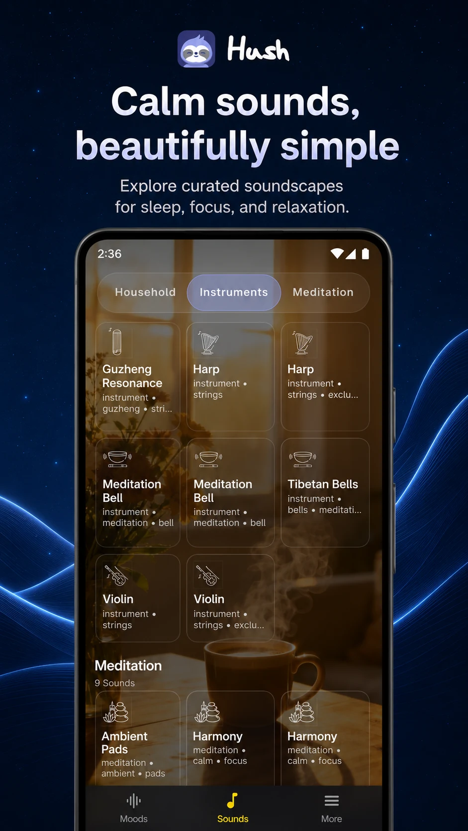 Hush: Relaxing Sleep Sounds screenshot